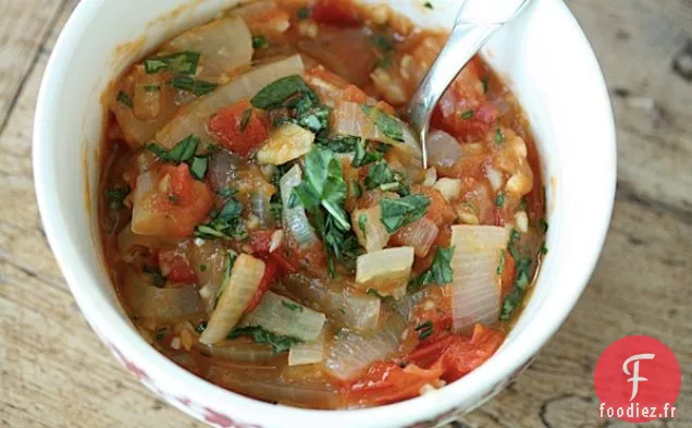Chutney Gingembre-tomate Et Oignon Doux