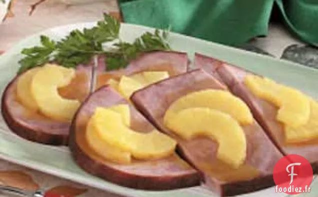 Steak de jambon hawaïen