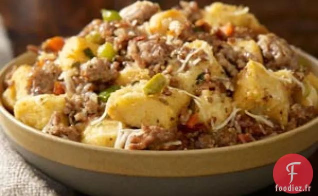 Farce aux saucisses italiennes traditionnelles