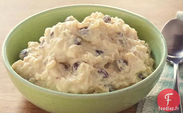 Riz au lait au rhum et aux raisins