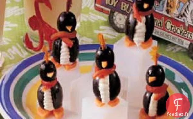 Pingouins olive gais