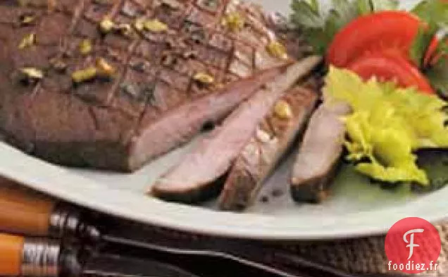 Bifteck de flanc teriyaki