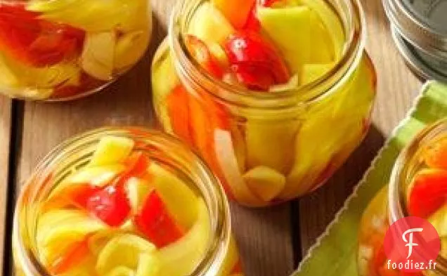Poivrons doux marinés