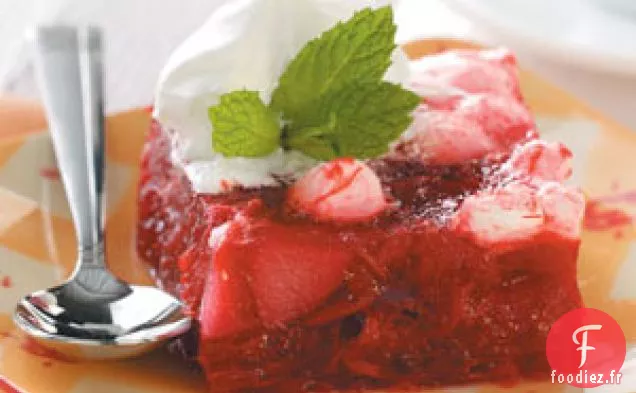 Gélatine Poire Rhubarbe