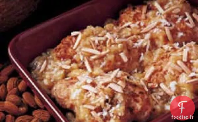 Poulet à l'ananas et aux pois mange-tout