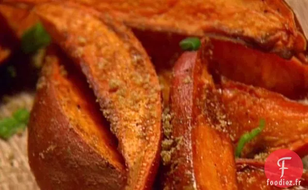 Frites de patates douces au sucre d'érable