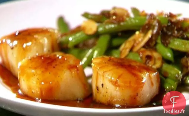 Pétoncles géants glacés au caramel