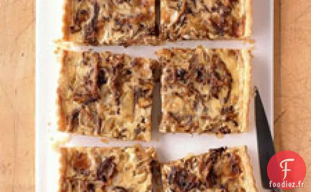Quiche Aux Oignons Caramélisés Et Au Gorgonzola