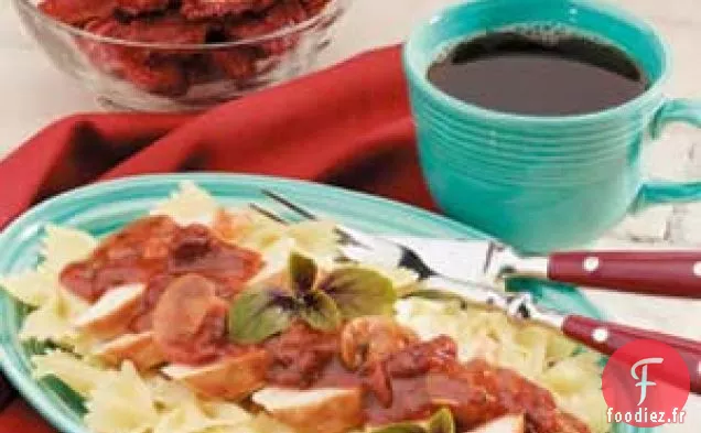 Poitrine de poulet aux tomates séchées