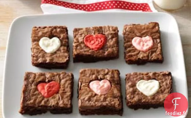 Brownies coeur de la Saint-Valentin