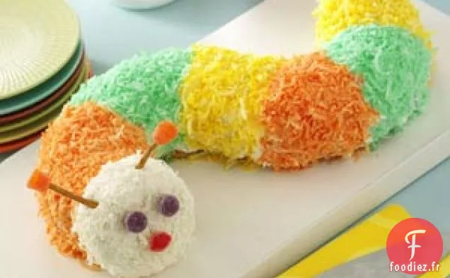 Gâteau chenille