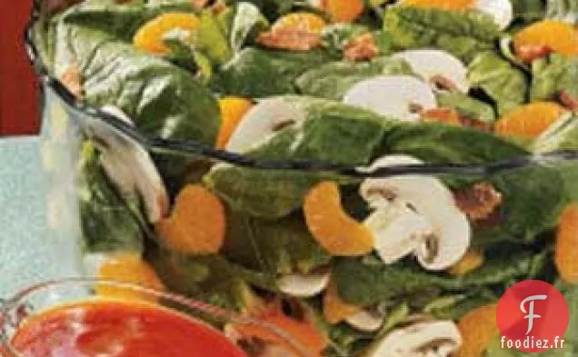 Salade d'épinards aux oranges