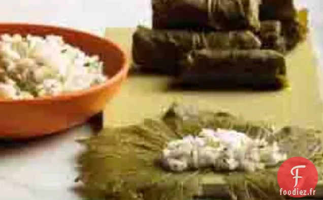 Feuilles De Vigne Farcies Au Riz Et Aux Herbes