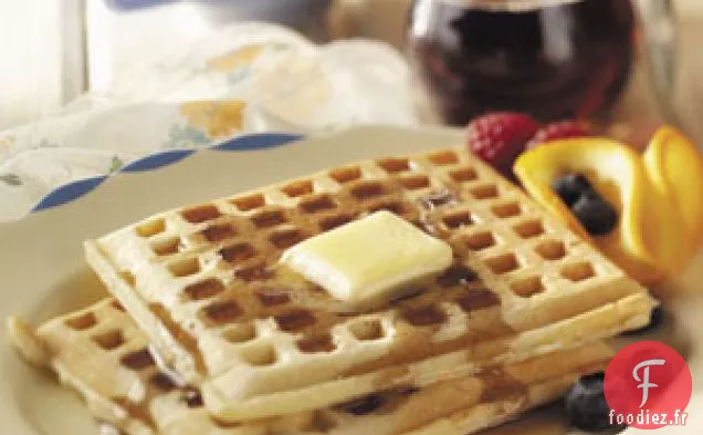 Gaufres de maïs croustillantes et tendres