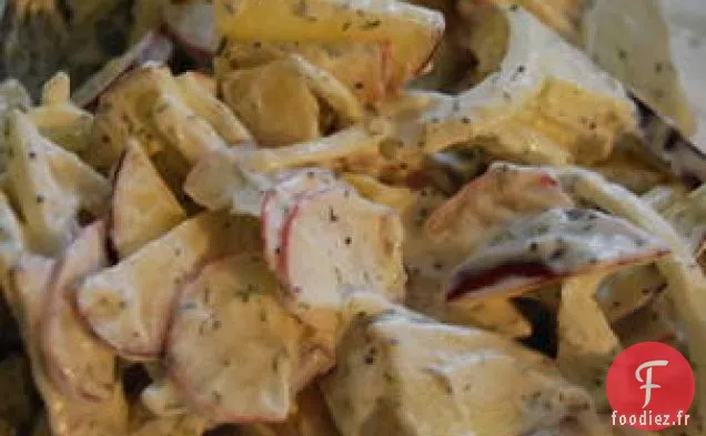 Salade De Radis, Pommes Et Oignons