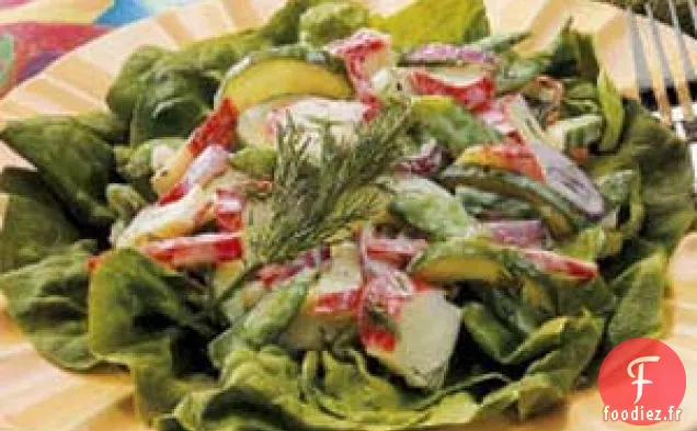 Salade de crabe à l'aneth