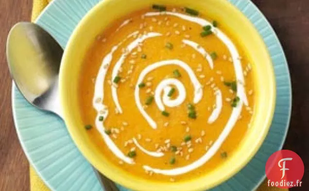 Jolie soupe d'automne