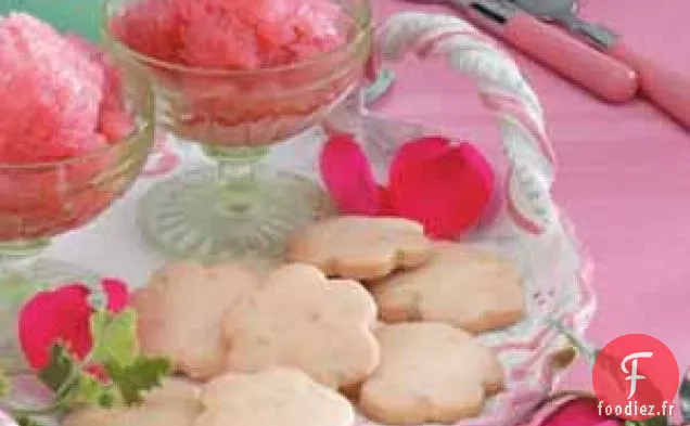 Biscuits au géranium parfumés aux agrumes