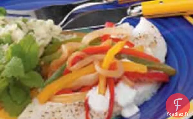 Roughy poivré à l'oignon