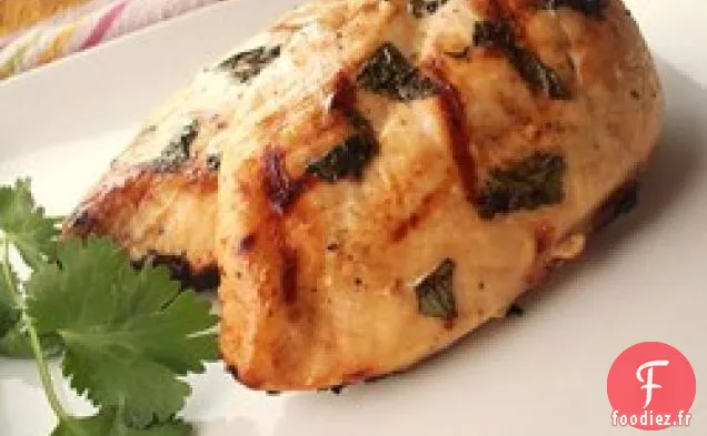 Poulet grillé à la bière et au citron vert