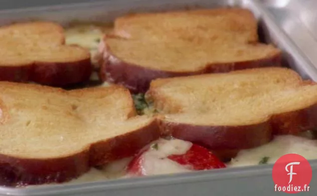 Panzanella Caprese au four