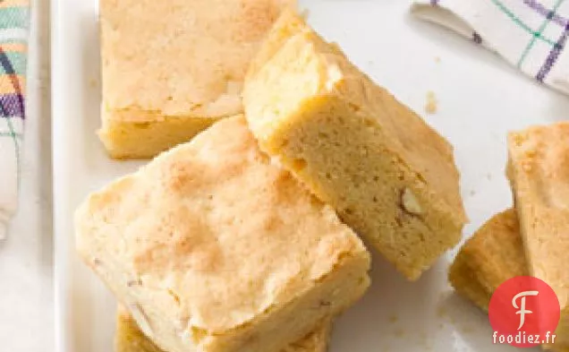 Blondies aux amandes