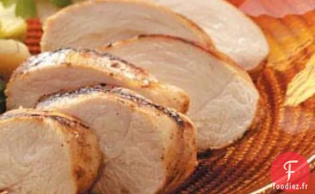 Poulet grillé aux pommes