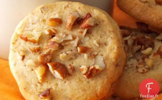 Tranches de noix de pécan au caramel au beurre