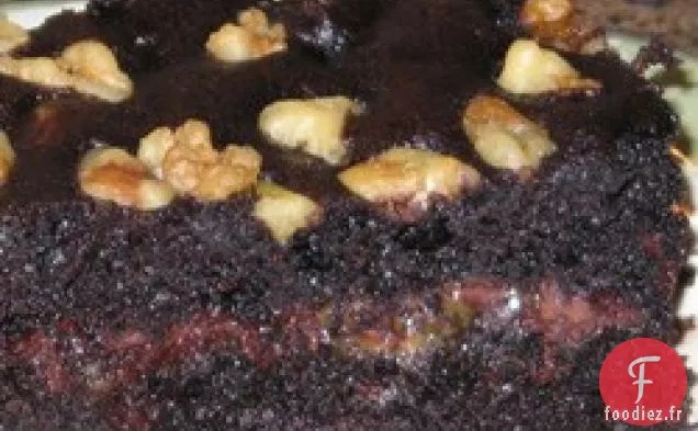 Gâteau Au Chocolat Et Aux Noix De Caramel