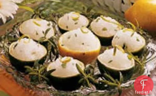 Coupes glacées à la verveine citronnée