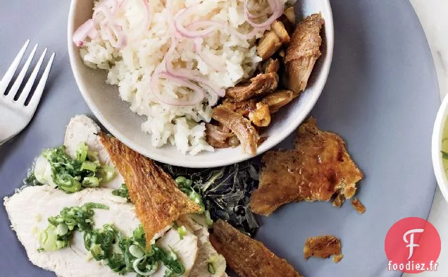 Poitrine de Dinde à la Sauce Gingembre-Échalotes