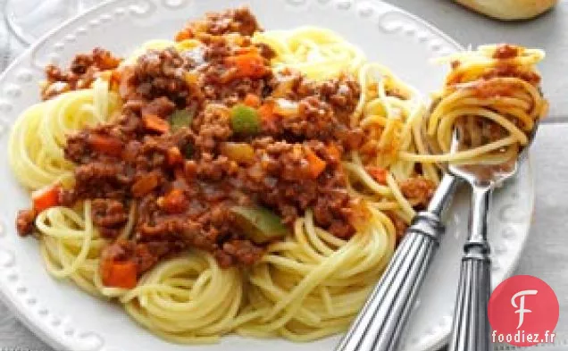 Sauce à la viande pour spaghetti