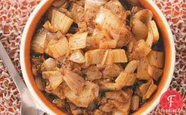 Fenouil et oignon aux fines herbes