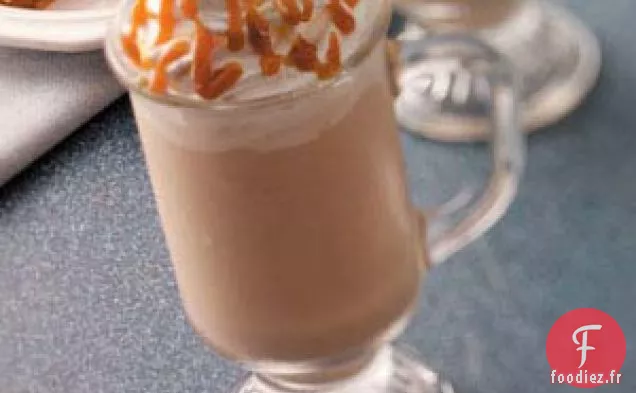 Cappuccino glacé au caramel