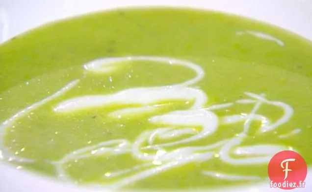 Soupe aux pois verts