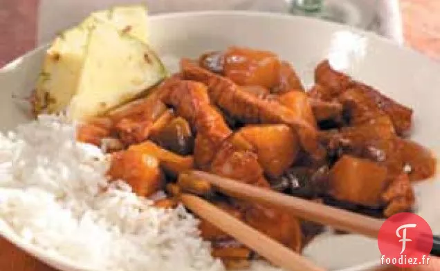 Porc aigre-doux mijoté