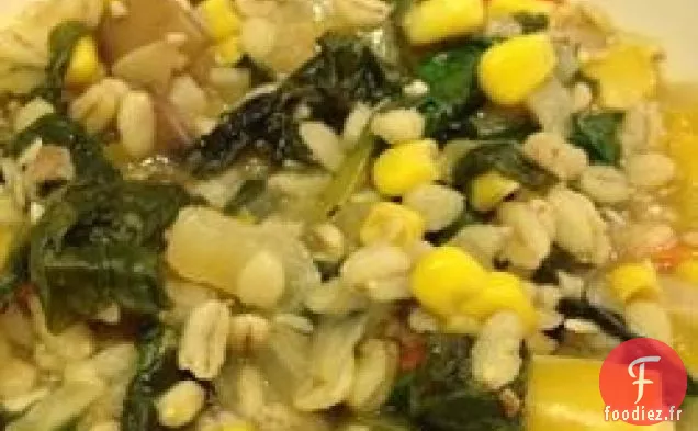 Soupe aux champignons et à l'orge