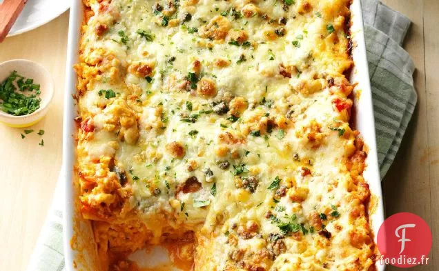 Lasagne au poulet Buffalo
