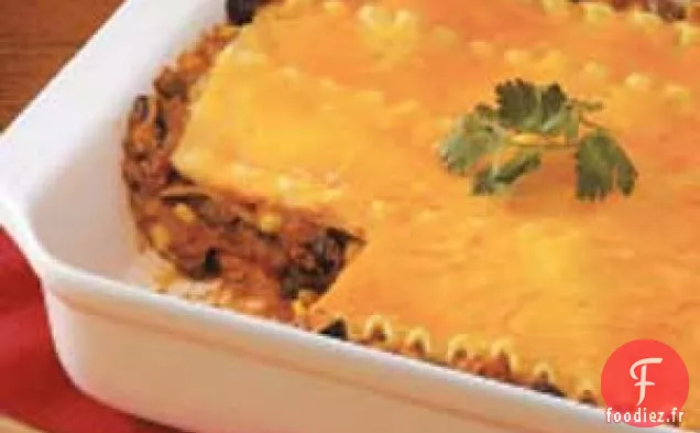 Lasagne à la viande et au chili