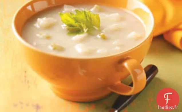 Soupe de pommes de terre sans lactose