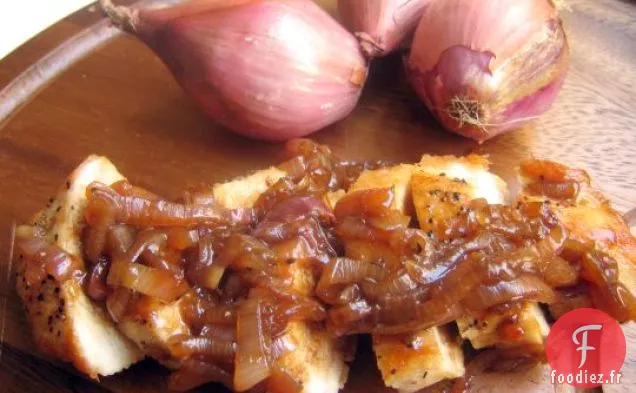 Poulet À L'Échalote Et Sauce abricot