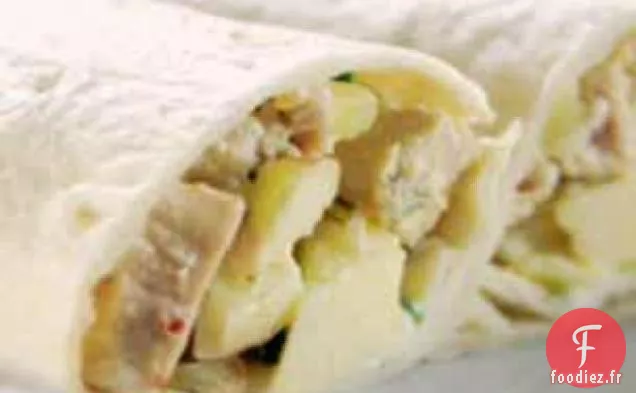 Round 2 en ligne - Wraps de Poulet Grillé et de Pommes