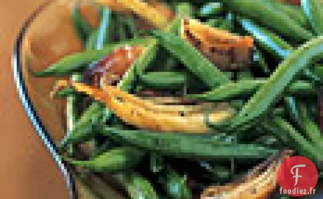Haricots Verts, Fenouil Rôti et Échalotes