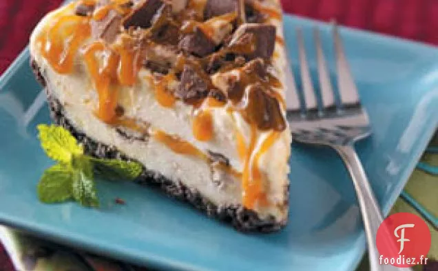 Tarte à la crème glacée au caramel et au caramel