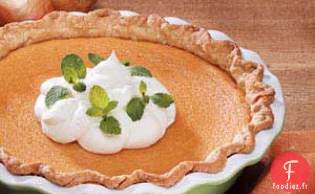 Tarte à la crème aux patates douces