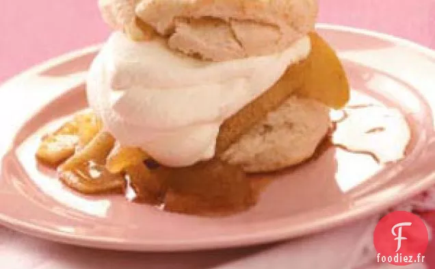 Shortcakes à la crème de pommes