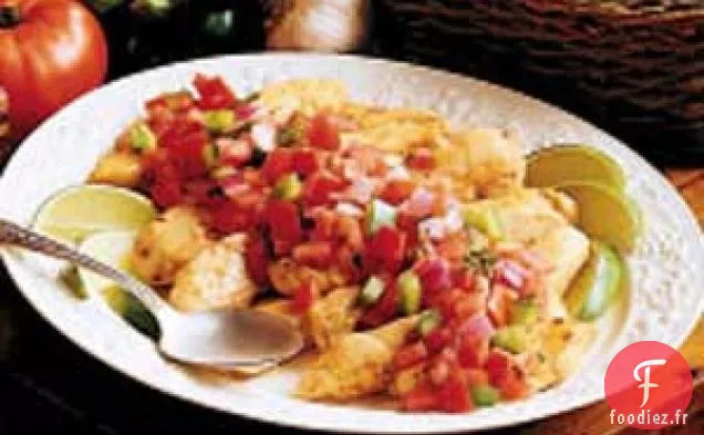 Poulet au citron vert et au gingembre