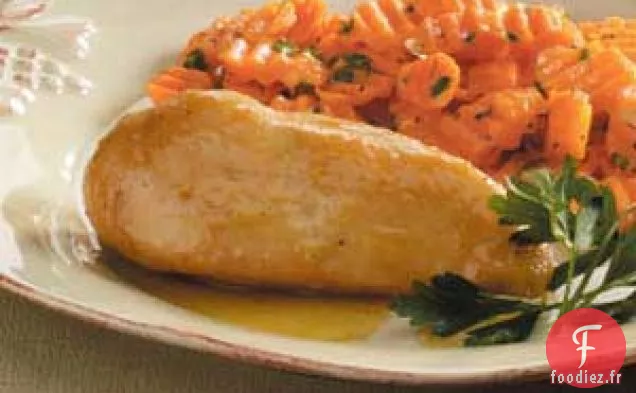 Poulet au miel et à la moutarde