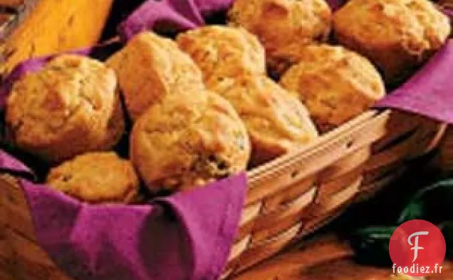 Muffins au chili et au maïs