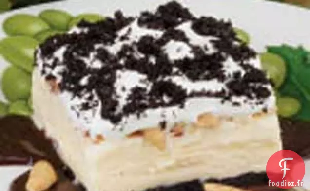 Dessert glacé à la crème fondante